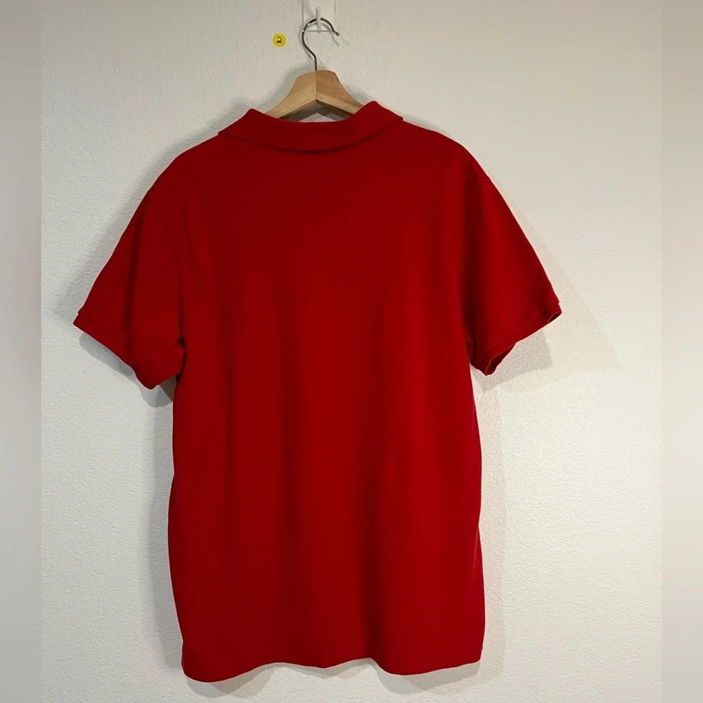 Polo Ralph Lauren Red‎ Cotton Short Sleeve Men's Polo Shirt Size XL